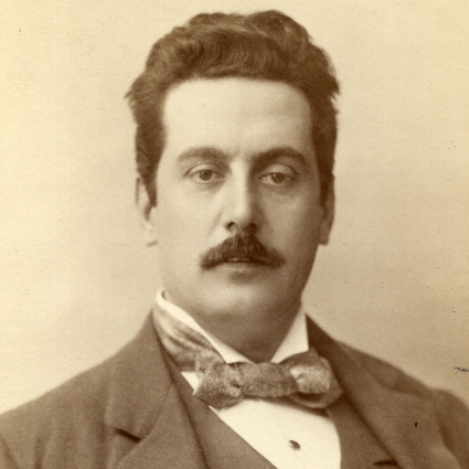 Headshot of Giacomo Puccini