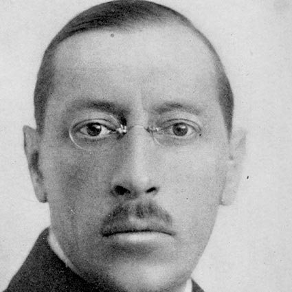 Headshot of Igor Stravinsky 