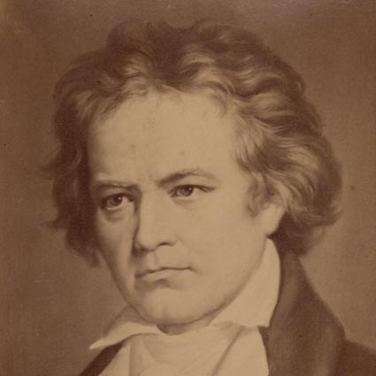 Headshot of Ludwig van Beethoven
