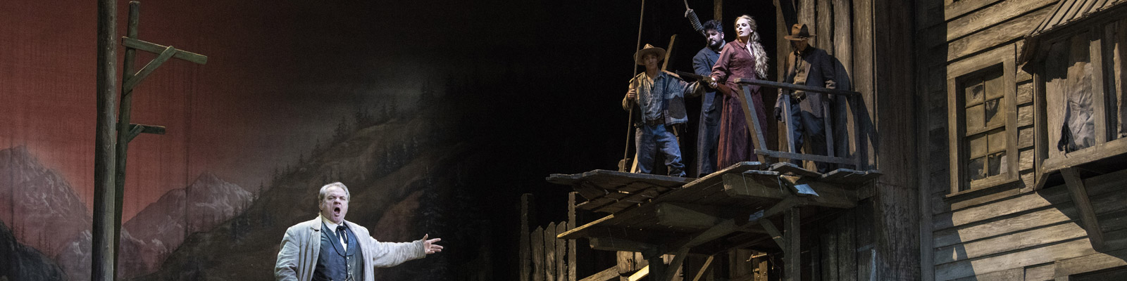 A scene from La Fanciulla del West