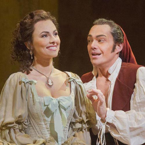 Isabel Leonard and Christopher Maltman in Il Barbiere di Siviglia