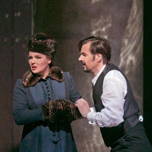 Anna Netrebko and Peter Mattei in Eugene Onegin