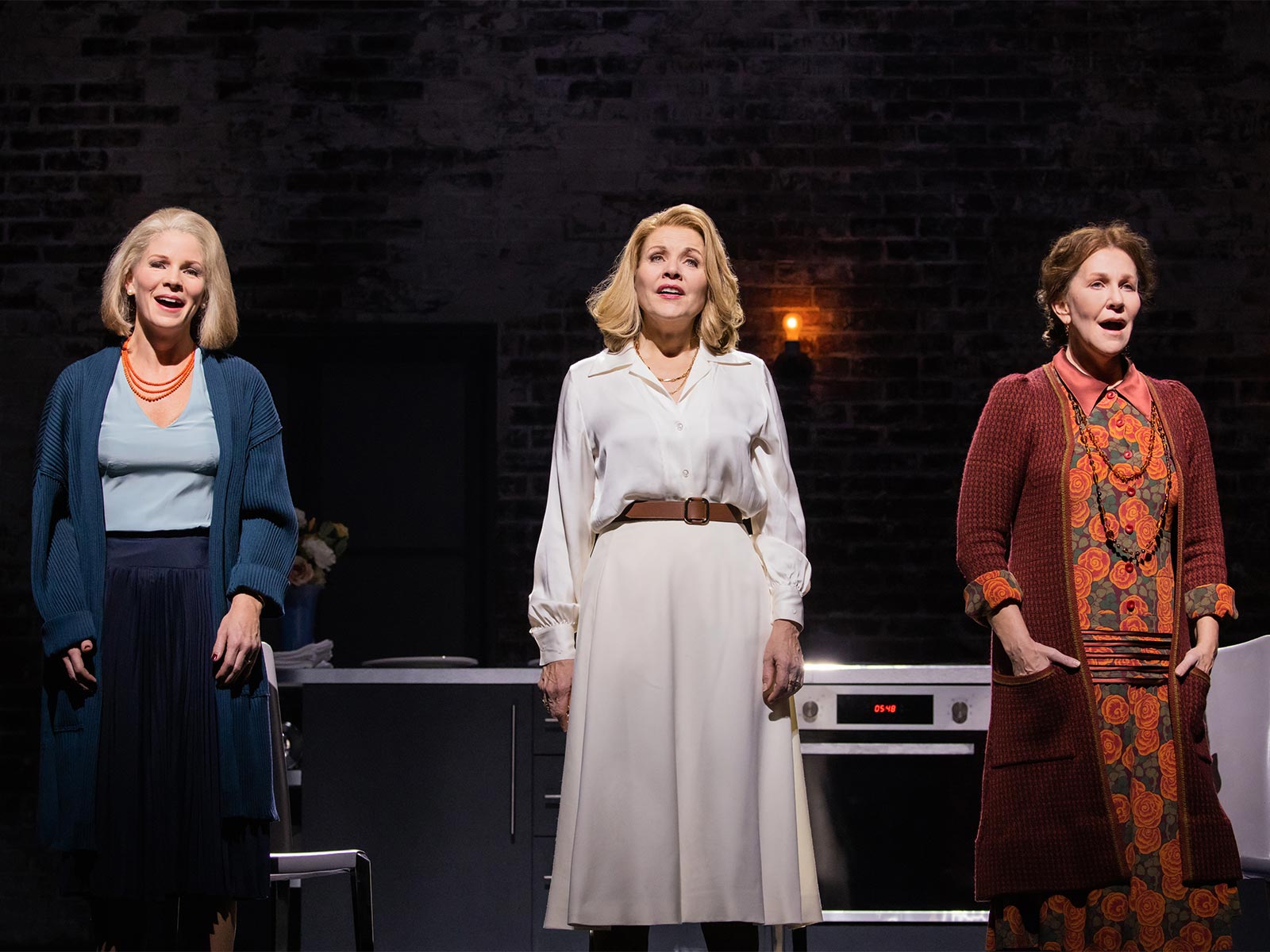Kelli O'Hara, Renee Fleming, and Joyce DiDonato in a scene from The Hours