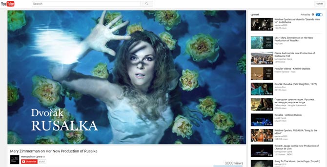 User interface of the Opera Finder, that assists a guest in creating opera recommendations.